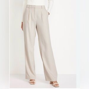 Old Navy Extra High-Waisted Taylor Wide-Leg Trouser Pants Size XL New